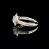 Aquamarine & Diamond Ring in 9K White Gold - Image 3