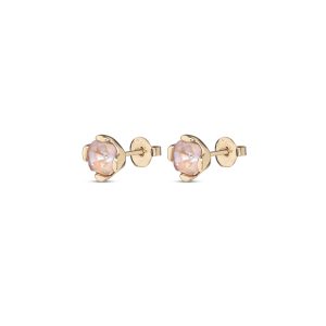 UNO de 50 Aura Pink Stud Earrings