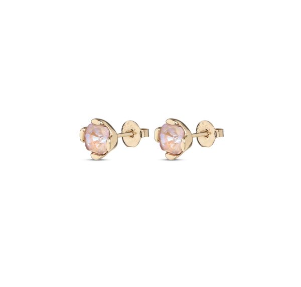UNO de 50 Aura Pink Stud Earrings