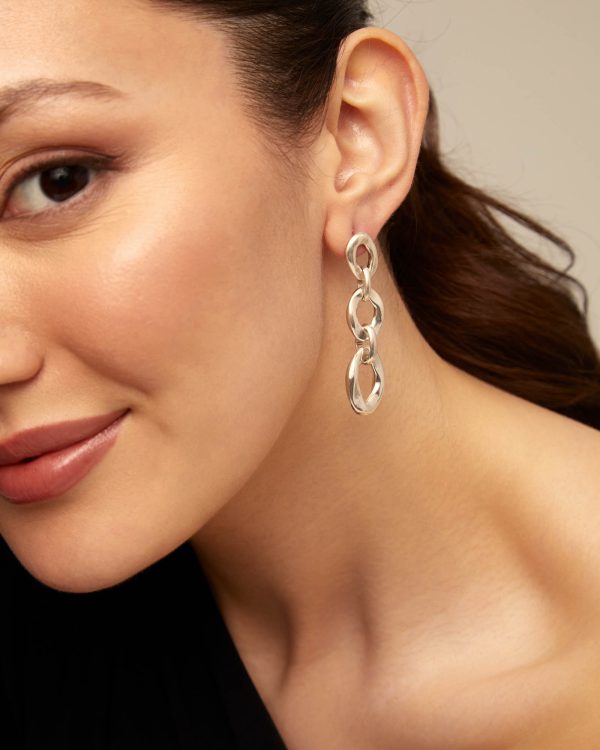 UNO de 50 YOLO Earrings Silver - Image 2