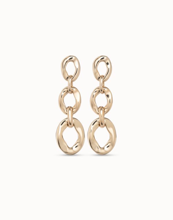 UNO de 50 YOLO Earrings Gold