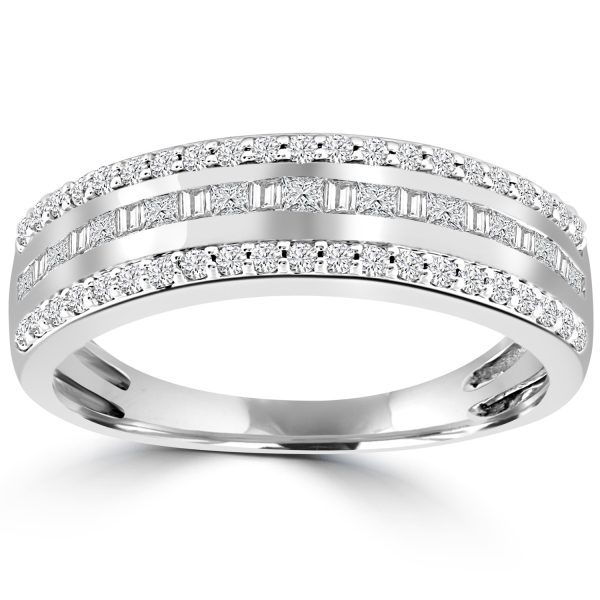 Diamond Ring with 0.62.00ct Diamonds in 9K White Gold
