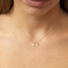 Double Disc 9ct Yellow Gold Necklace - Image 2