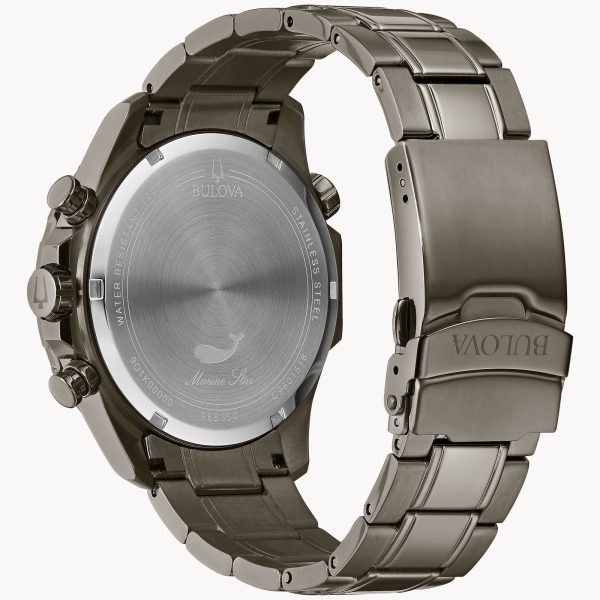 Bulova Men's Marine Star Grey and Red Series B Watch 98B350 - Image 3