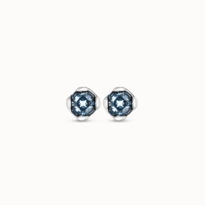 UNO de 50 | Aura Blue Earrings