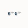 UNO de 50 | Aura Blue Earrings - Image 2