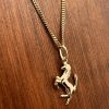 Equestrian | 9ct Yellow Gold Horse Pendant