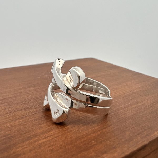 Equestrian | Sterling Silver Double Horse Nail Ring - Image 4