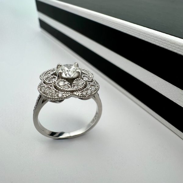 Flower Deco Diamond Ring - Image 3