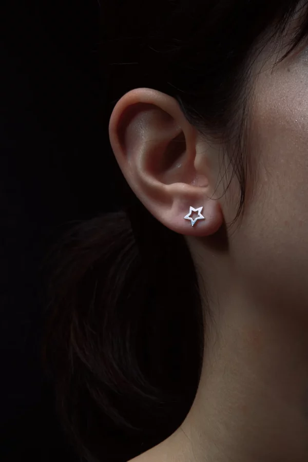 Karen Walker | Mini Star Studs Silver - Image 2