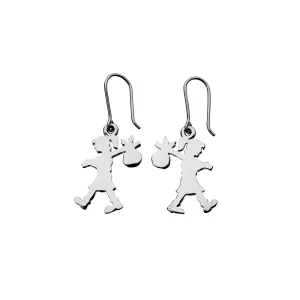 Karen Walker | Runaway Girl Earrings Silver