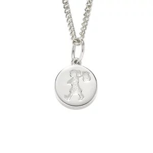 Karen Walker | Runaway Stamp Necklace Silver