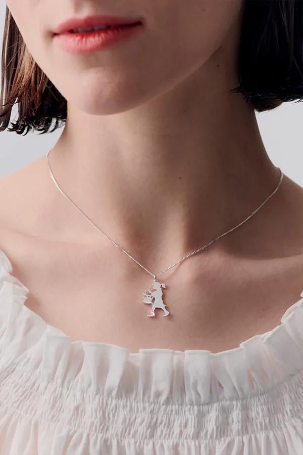 Karen Walker | Drummer Girl Necklace Silver - Image 2