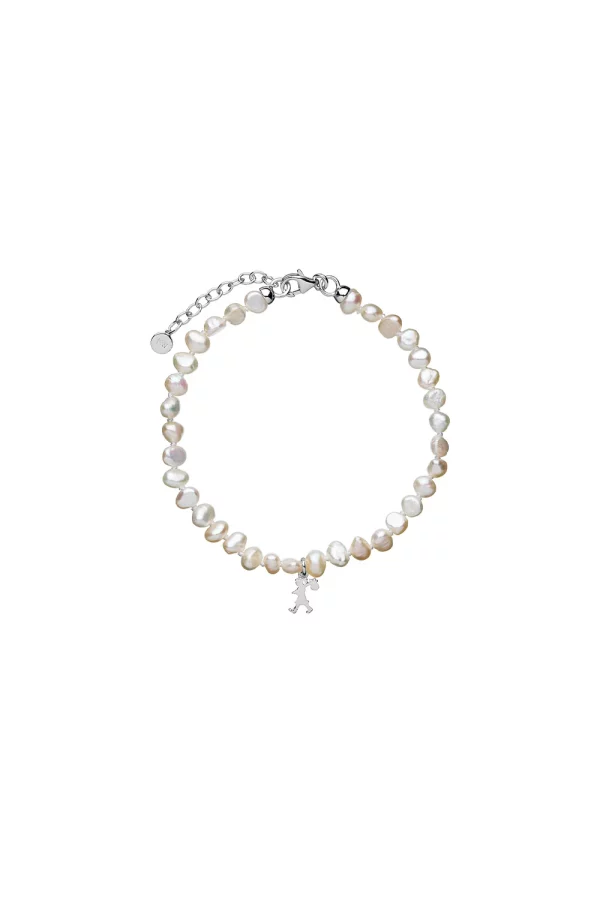 Karen Walker | Mini Girl with Pearls Bracelet Silver