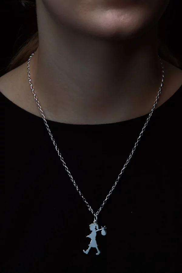 Karen Walker | Runaway Girl Large Pendant Silver - Image 2