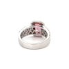 Pink Tourmaline & Pink Diamonds Platinum Ring - Image 6