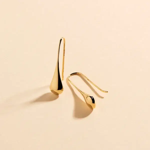 NAJO Gold Plated Teardrop Earrings - Image 4
