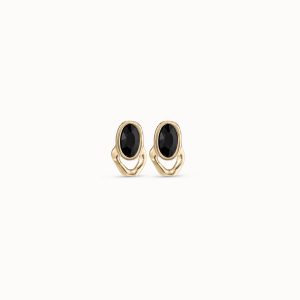 UNO de50 Black Crystal Earrings