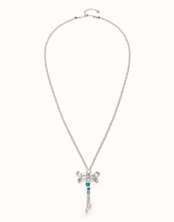 UNO de50 Long Pendant Dragonfly Necklace