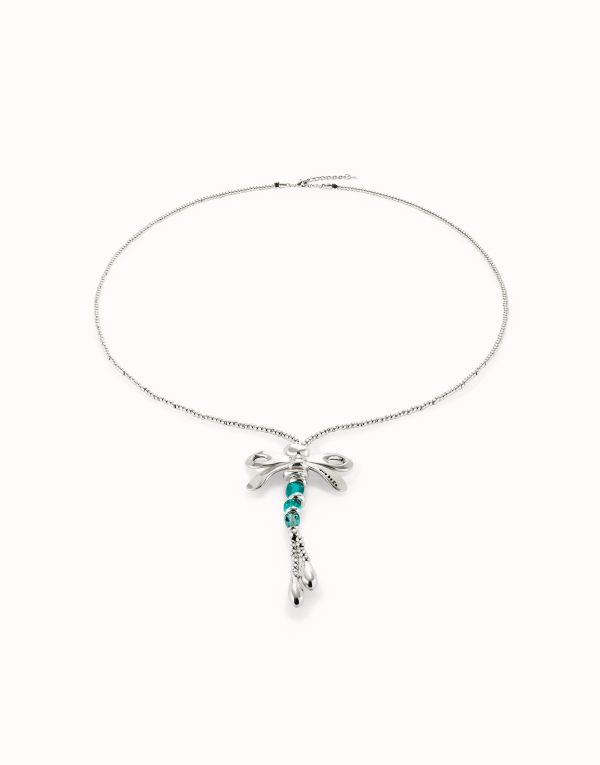 UNO de50 Long Pendant Dragonfly Necklace - Image 3