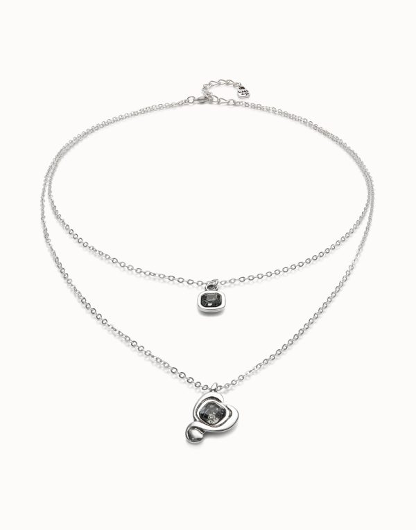UNO de50 Multi-Layer Pendant Link Chain Necklace - Image 2