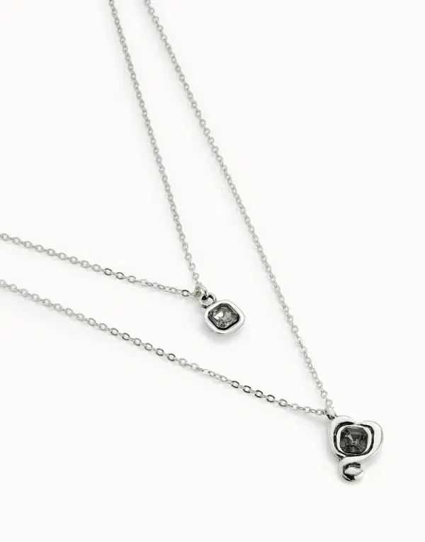 UNO de50 Multi-Layer Pendant Link Chain Necklace - Image 3