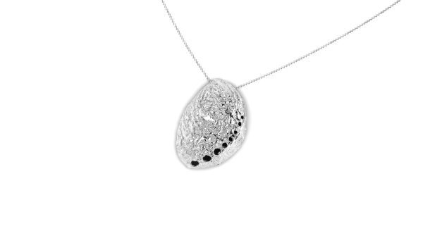 Paua Necklace Memento Silver