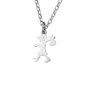 Karen Walker | Runaway Girl Pendant Silver