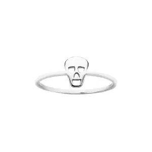 Karen Walker | Mini Skull Ring Silver