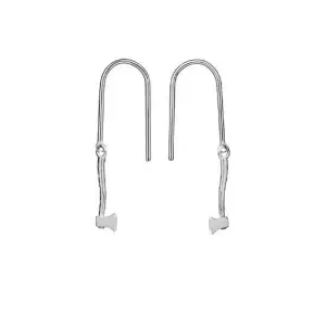 Karen Walker | Mini Axe Earrings Silver
