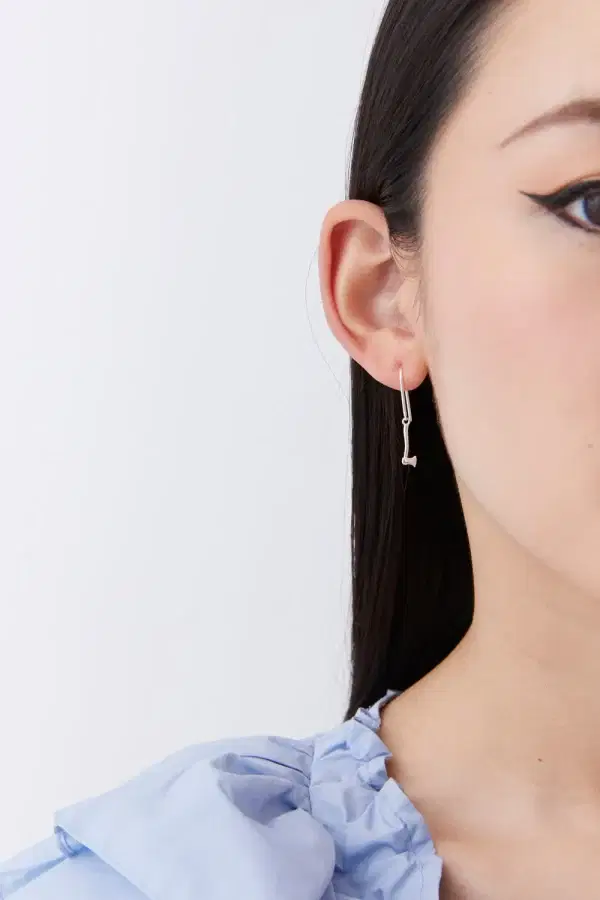 Karen Walker | Mini Axe Earrings Silver - Image 2
